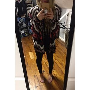 UO Ecote Oversized Print Cardigan